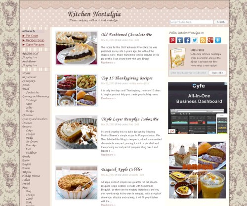 Kitchennostalgia Homepage 