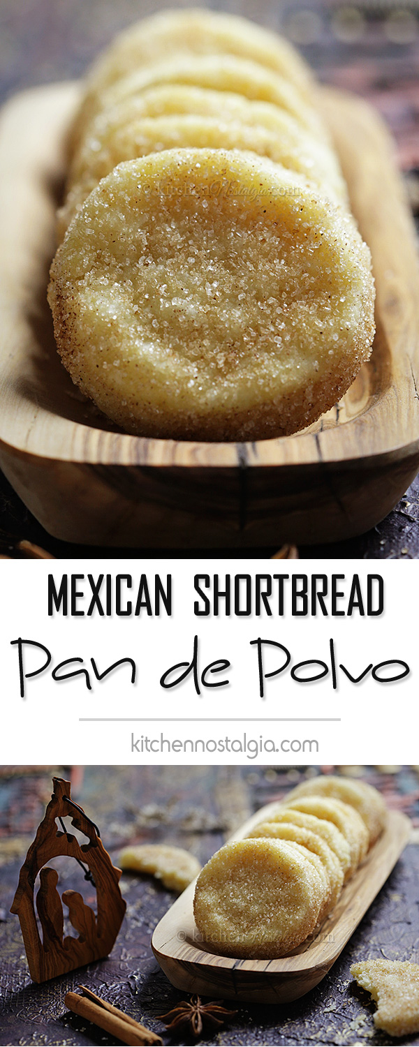 Pan de Polvo - buttery, crumbly, melt in your mouth Mexican shortbread biscuits