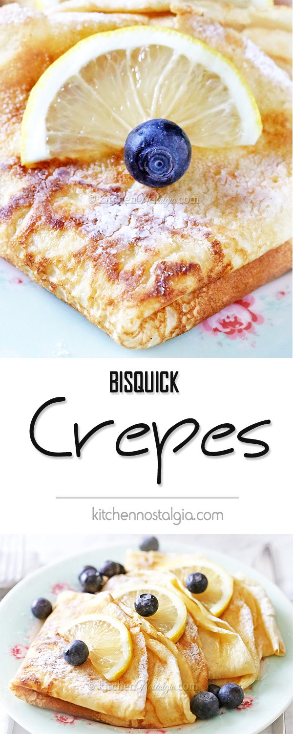 Bisquick CREPE Recipe - use ready-made mixture to make perfect crepes every time!