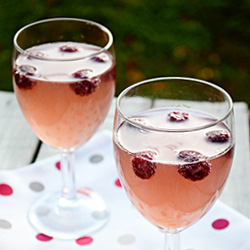 Raspberry White Wine Spritzer