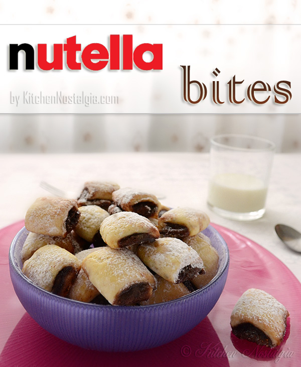 Nutella Bites - recipe from kitchennostalgia.com