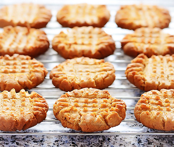 Easy Flourless Peanut Butter Cookies - KitchenNostalgia.com