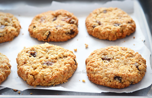 Thick, Soft and Chewy Oatmeal Raisin Cookies - KitchenNostalgia.com