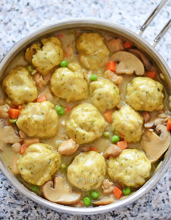 Chicken Fricassee with Bisquick Dumplings