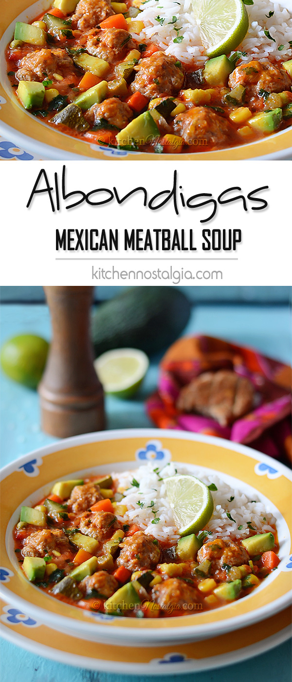 Albondigas - Mexican Meatball Soup