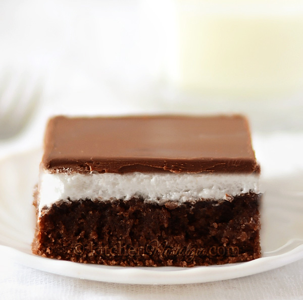 Chocolate Marshmallow Cake. 