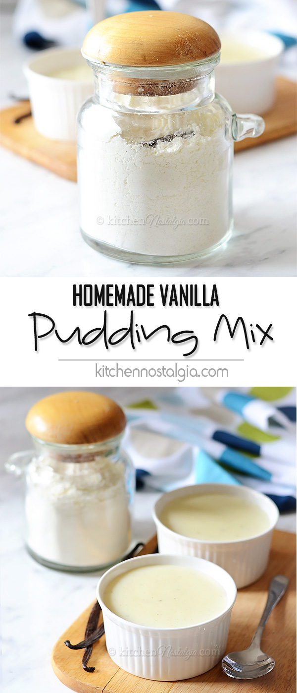 Homemade Vanilla Pudding Mix