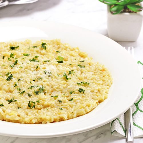 Nacrer Rice Risotto Brown Rice Risotto | Kitchen Nostalgia