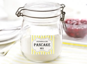 Homemade Pancake Mix - ready in minutes using a few basic ingredients. Easy!